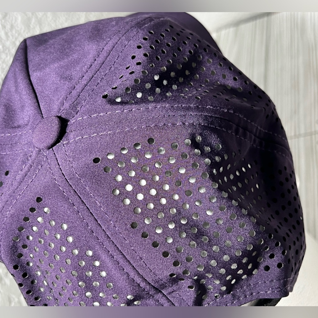 Hall Of Fame 2nd Sucks Mesh Side Buckle Back Hat Cap Men’s One Size Plum Purple — image 4 of 8